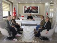 TÜRK KADINLAR BİRLİĞİ AMASYA ŞUBESİNDEN BAŞKAN KIRLANGIÇ'A ZİYARET