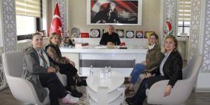 TÜRK KADINLAR BİRLİĞİ AMASYA ŞUBESİNDEN BAŞKAN KIRLANGIÇ'A ZİYARET