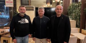 BAŞKAN KIRLANGIÇ GÜNEY TÜRK-AMERİKAN TİCARET ODASI BAŞKANI CEVİKEL İLE BİR ARAYA GELDİ