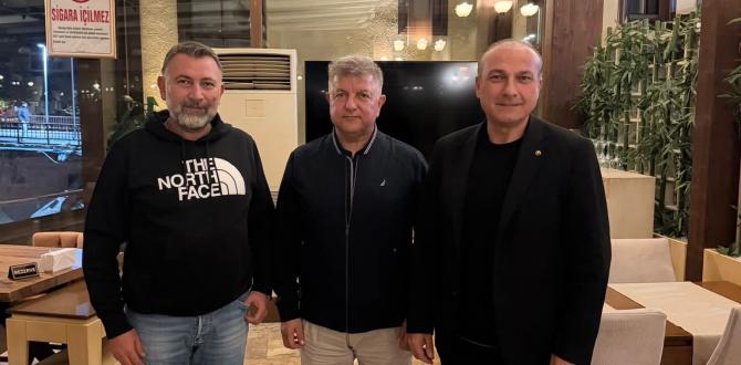 BAŞKAN KIRLANGIÇ GÜNEY TÜRK-AMERİKAN TİCARET ODASI BAŞKANI CEVİKEL İLE BİR ARAYA GELDİ