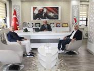 AMASYA TSO BAŞKANI NUREDDİN GÜÇYETMEZ'E HAYIRLI OLSUN ZİYARETLERİ BAŞLADI