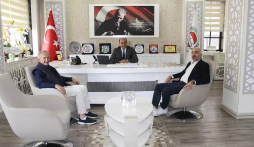 AMASYA TSO BAŞKANI NUREDDİN GÜÇYETMEZ'E HAYIRLI OLSUN ZİYARETLERİ BAŞLADI