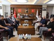 ATSO BAŞKAN YARDIMCISI GÜNEY VE MECLİS ÜYESİ SÖYLEMEZ'DEN AMASYA BELEDİYE BAŞKANI SEVİNDİ'YE ZİYARET