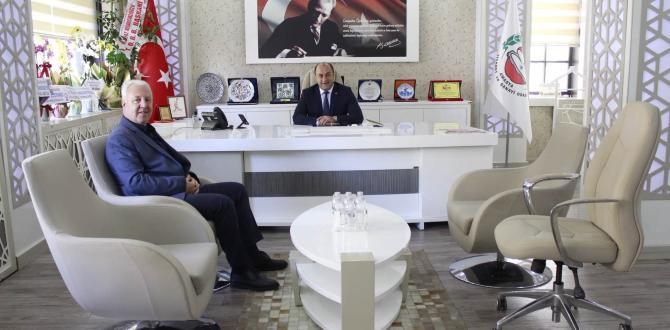 ATSO BAŞKANI GÜÇYETMEZ' HAYIRLI OLSUN ZİYARETLERİ DEVAM EDİYOR